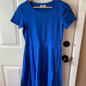 BLUE TSHIRT DRESS M